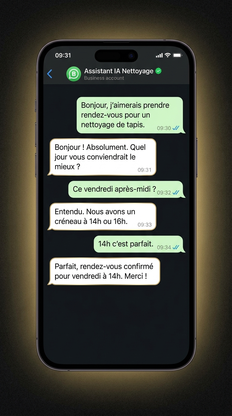 K-SAT Assistant WhatsApp IA — conversation multilingue